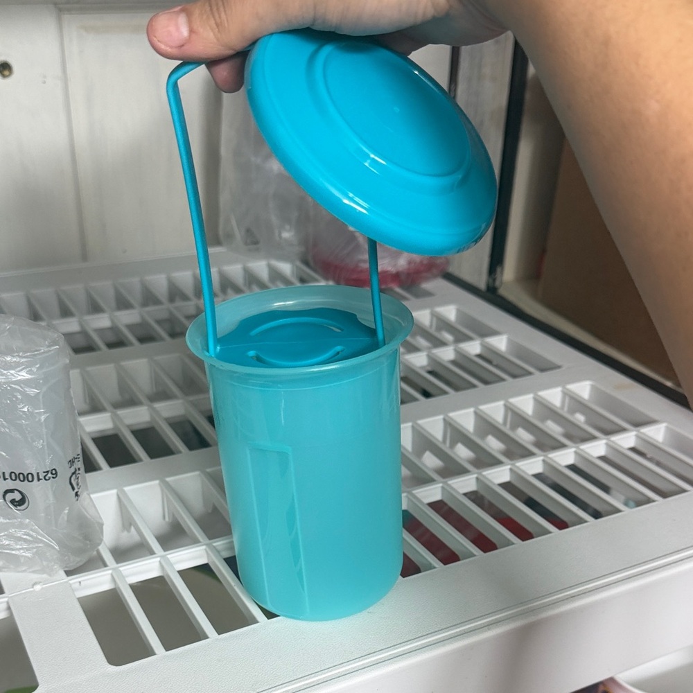 Tupperware Aqua Blue Storage Container